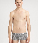 Crafted and shaped in stretch cotton for everyday wear, this classic brief showcases sporty stripes with a signature elastic logo waistband.Elastic logo waistband95% cotton/5% elastaneMachine washImported