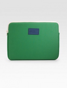 Lightly padded neoprene case finished with a refreshing patch detail.Zip closureFully linedNeoprene13¾W x 10½HImported Lightly padded neoprene case finished with a refreshing patch detail.Zip closureFully linedNeoprene13¾W x 10½HImported
