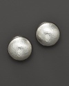 Hammered sterling silver circles, framed by black silver accents. By Gurhan.