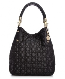 Give your everyday look some eye-catching elegance with this timeless tote from Big Buddha. Geometric-embossed pattern, golden stud accents and woven handles lend an innovative vibe, making this purse the perfect companion for work, dinner, and anything after. Give your everyday look some eye-catching elegance with this timeless tote from Big Buddha. Geometric-embossed pattern, golden stud accents and woven handles lend an innovative vibe, making this purse the perfect companion for work, dinner, and anything after.