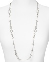 Lauren by Ralph Lauren's long link necklace is an elegant choice that's as easy with a favorite cocktail dress as with a crisp white blouse.