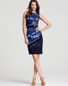 On-trend tie-dye reads ultra-sophisticated on this Anne Klein Dress sheath.