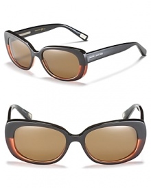 Marc Jacobs small cat eye sunglasses with thick frames for a retro-inspired look.