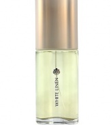 An American classic from the first moment, White Linen continues in popularity all around the world. With the crispness of clean sheets on a summer day, and the coolness of white flowers and fresh greenery. Bulgarian Rose, Violet and Orris blossoms lend a kind of natural elegance that transcends the seasons. Wonderful any time of year. Fragrance Type: Floral/Fresh. Top Notes: Bulgarian Rose, Jasmine, Muguet. Middle Notes: Violet, Orris.Base Notes: Vetiver, Moss. 3 oz. 