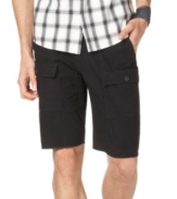 With a hem that looks hand-done, these shorts from Kenneth Cole Reaction are the right side of rugged.