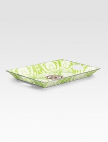 Liven up any get-together with a galvanized tray fit for wine glasses, plates or hors d'oeuvres, then use it for favorite trinkets when the party's over. 21W X 2½H X 15D Made in USA FOR PERSONALIZATION Select a quantity, then scroll down and click on PERSONALIZE & ADD TO BAG to choose and preview your personalization options. Please allow 3-4 weeks for delivery. Liven up any get-together with a galvanized tray fit for wine glasses, plates or hors d'oeuvres, then use it for favorite trinkets when the party's over. 21W X 2½H X 15D Made in USA FOR PERSONALIZATION Select a quantity, then scroll down and click on PERSONALIZE & ADD TO BAG to choose and preview your personalization options. Please allow 3-4 weeks for delivery.