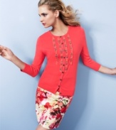 A cheerful floral print and a sophisticated pencil silhouette make Charter Club's petite skirt perfect for so many occasions, from work to weekend brunch!