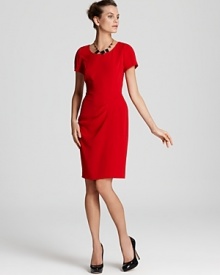 DKNYC Pleat Front Dress