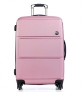 A modern design and lightweight construction give this hardside the versatility and long-lasting durability that a true traveler craves. The fully-stocked interior features a divided compartment and multiple interior pockets that organize your trip so you can have a home away from home. 10-year warranty.