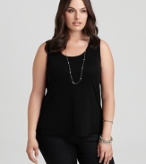 Dressed up with denim and chic accessories or effortlessly paired with your favorite summer shorts, Eileen Fisher's silk jersey tank lends feminine ease to everyday looks.