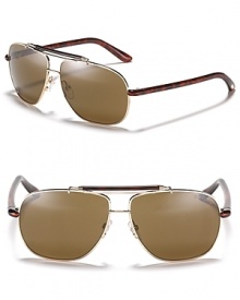 Tom Ford's new take on the iconic aviator featuring a statement-making double bar design.