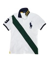 Polo Ralph Lauren Custom-Fit Short-Sleeved Pieced Mesh Polo