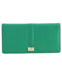 Slim yet organized, with substantial style, the Village wallet is crafted from Cole Haan's signature soft pebble grain leather. Slim yet organized, with substantial style, the Village wallet is crafted from Cole Haan's signature soft pebble grain leather.