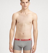 The comfort and softness of Egyptian cotton, cut in a sporty, slim fit with logo detail on the elastic waist.Elastic logo waistband95% cotton/5% elastaneMachine washImported