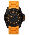 Kick off the season with the citrus color of this Diver collection watch from Marc by Marc Jacobs.