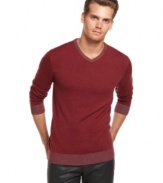 A solid choice for the season, this sweater from Sons of Intrigue is ready and waiting to rev up your wardrobe.