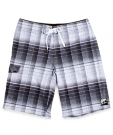 These O'Neill boardshorts will have you looking rad in plaid. These O'Neill boardshorts will have you looking rad in plaid.