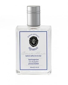 Savor the warm sensuality of Kashmir Saffron, rich red Cedar and a subtle hint of leather. Liquid Magnetism fragrances represent a gentleman's bar of authentic, alluring scents. Individually crafted by hand with ingredients of rare and exotic origin. Eau de parfum spray, 3.4 oz. Savor the warm sensuality of Kashmir Saffron, rich red Cedar and a subtle hint of leather. Liquid Magnetism fragrances represent a gentleman's bar of authentic, alluring scents. Individually crafted by hand with ingredients of rare and exotic origin. Eau de parfum spray, 3.4 oz.