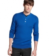 With an ultra-casual look, this lightweight sweater from Bar III is your ideal look to rock this weekend.