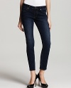 Go super sleek in a simple silhouette with these Paige Denim ankle-length jeans. Team with heels for an elongated look.