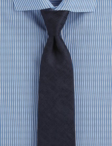 Sophisticated solid design set in fine Italian silk.SilkDry cleanMade in Italy Sophisticated solid design set in fine Italian silk.SilkDry cleanMade in Italy