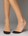 Toe covers with clear, slingback straps. Perfect for slingbacks and no slip support.