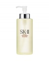 Facial Treatment Essence in 330mL plastic bottle with pump.
