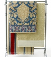 Escape into a world of pattern, texture and artisan-inspired style with Lauren by Ralph Lauren's Marrakesh washcloth. Featuring three distinctive designs that can be mixed and matched to create an eclectic display.