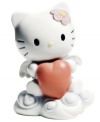 This heaven-sent Hello Kitty figurine has the wings and heart of an angel in beautifully glazed porcelain from Nao by Lladro.