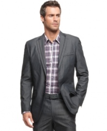 Suit up. This blazer from INC International Concepts is a sharp addition to your workweek wardrobe. Suit up. This blazer from INC International Concepts is a sharp addition to your workweek wardrobe.