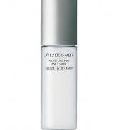 A creamy quick-absorbing emulsion that brings exceptional moisture and comfort to skin. Counteracts razor burn and roughness. Protects against moisture loss to leave skin feeling smooth and fit. Formulated with Damage Defense Complex. Minimizes the appearance of fine lines and protects against environmental stress and dryness. Recommended for all skin types. Apply to face after cleansing or shaving.