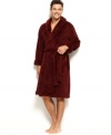 Lavish in this plush robe by Club Room and you'll be wrapped in comfort.