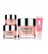 Moisture-packed specialists keep skin glowing with 24 hours of soothing hydration. Never go thirsty again. Moisture Surge Extended Thirst Relief comforts all skin types with a full 24 hours of hydration. For drier skins, there's Moisture Surge Intense. Treat lips to moisture-rich shine with Superbalm Moisturizing Gloss. 