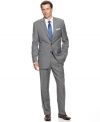 Go-anywhere grey. This suit from Lauren by Ralph Lauren will be a versatile favorite for years to come.