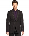 A classic pattern with a modern twist. Add this modern blazer from INC International Concepts for evening-ready style.