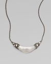 EXCLUSIVELY AT SAKS. An elegant, handcrafted design in an nature-inspired shape, tipped with clusters of sparkling Swarovski crystals. LuciteSwarvoski crystalsRutheniumLength, about 16 to 19 adjustableLobster clasp closureMade in USA