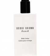 This lightweight body moisturizer contains a soothing and hydrating blend of Aloe Vera and Olive, Jojoba and Sunflower Oils. Helps reduce peeling and prolong the life of your tan. Green Tea and Vitamin E provide antioxidant protection. Freshly scented with beach Fragrance. 6.7 oz. 
