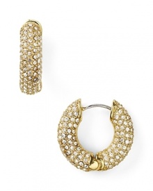 Day or after dark, MICHAEL Michael Kors' pavé -decked studs bring the sparkle. This shapely pair stuns with everything from denim to cocktail dresses. Day or after dark, MICHAEL Michael Kors' pavé -decked studs bring the sparkle. This shapely pair stuns with everything from denim to cocktail dresses.