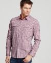 Elie Tahari Zac Casual Plaid Sport Shirt - Slim Fit