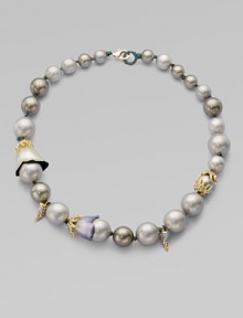 From the Grey Gardens Collection. An elegant piece with hand-crafted floral lucite embellishments and Swarovski crystal accents. Pearlized shell beadsSwarovski crystalsGoldtoneHand-crafted luciteLength, about 1618k gold lobster clasp closureMade in USA From the Grey Gardens Collection. An elegant piece with hand-crafted floral lucite embellishments and Swarovski crystal accents. Pearlized shell beadsSwarovski crystalsGoldtoneHand-crafted luciteLength, about 1618k gold lobster clasp closureMade in USA