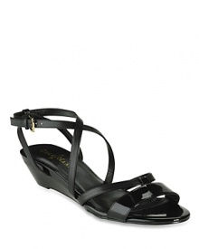 With a mini wedge, these Cole Haan Air Kieren sandals lend a subtle lift for any day of the week. With a mini wedge, these Cole Haan Air Kieren sandals lend a subtle lift for any day of the week.