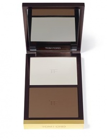 From Tom Ford's point of view, the first step to beauty is understanding the architecture of your face and bringing balance and symmetry to your features. This duet of highlighting and shading creams is designed to make sculpting and contouring the face remarkably simple. The super sheer, light shade can be used to draw light onto the skin to brighten and lift the face. The dark shade defines and contours bones while staying invisible to the naked eye. From Tom Ford's point of view, the first step to beauty is understanding the architecture of your face and bringing balance and symmetry to your features. This duet of highlighting and shading creams is designed to make sculpting and contouring the face remarkably simple. The super sheer, light shade can be used to draw light onto the skin to brighten and lift the face. The dark shade defines and contours bones while staying invisible to the naked eye.