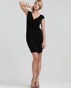 Nola Z's form-fitting silhouette lends feminine allure to the little black dress.