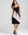 Akiko Dress - Diagonal Stripe