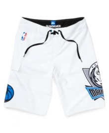 Dallas Mavericks fans, show your support in style with these cool Quiksilver NBA board shorts. Dallas Mavericks fans, show your support in style with these cool Quiksilver NBA board shorts.