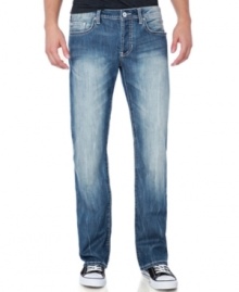 Everyone will take notice of how great you look when you strut in wearing these comfortable big and tall jeans from Buffalo David Bitton. Everyone will take notice of how great you look when you strut in wearing these comfortable big and tall jeans from Buffalo David Bitton.