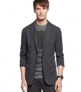This sport coat from Kenneth Cole Reaction takes all the stuffiness out of looking sharp.