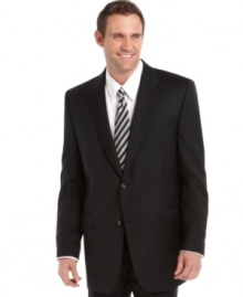 Every man's must-have. Get this classic black blazer from Lauren by Ralph Lauren for a style you can wear forever. Every man's must-have. Get this classic black blazer from Lauren by Ralph Lauren for a style you can wear forever.