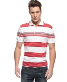 Play up your polo style with this classic preppy shirt from Boss ORANGE.