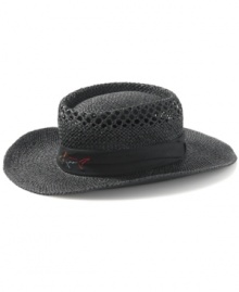 Bored with baseball caps? Keep the sun out of your eyes with this straw hat from SHARK Greg Norman for Tasso Elba. Bored with baseball caps? Keep the sun out of your eyes with this straw hat from SHARK Greg Norman for Tasso Elba.